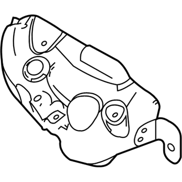 Lincoln 7T4Z-9A462-B Shield - Exhaust Manifold Heat