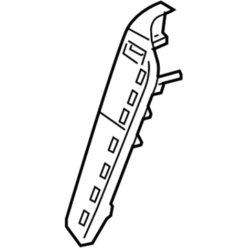 Lincoln 7H6Z-5466892-AA Bolster Assembly - Rear Seat