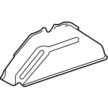 Ford CK4Z-16A550-GC Mudflap Assembly