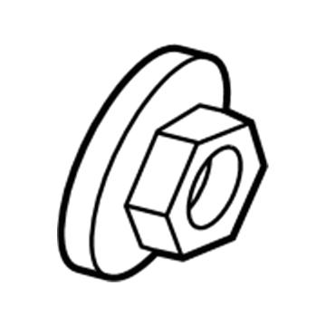 Ford -W705967-S439X Nut And Washer Assembly - Hex.