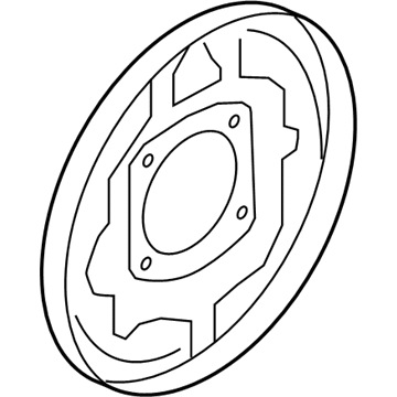 Ford 8L8Z-2211-B Plate Assembly - Brake Back