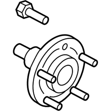 Ford 6L8Z-1109-BA Hub Assembly - Wheel