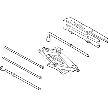 FL3Z-17080-B Ford Jack Assembly Illustration 1 of 1