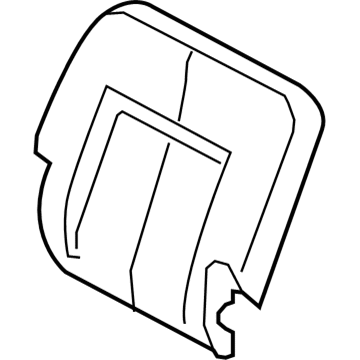 Lincoln FL7Z-7866600-AC Cover Assembly - Rear Seat Back