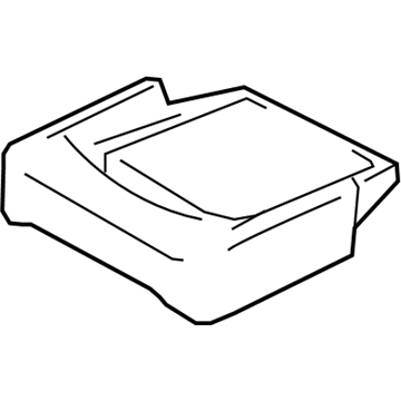 Lincoln FL7Z-7863804-AA Cover Assembly - Rear Seat Cushion