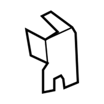 7L1Z-7863388-AH Ford Rear Cover, Camel, Passenger Side Illustration 1 of 1