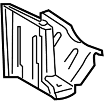 3F2Z-17108A52-AA Ford Side Rail Extension, Front Passenger Side Illustration 1 of 1
