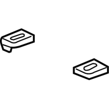 3F2Z-17108A54-AA Ford Floor Crossmember Plate Illustration 1 of 1