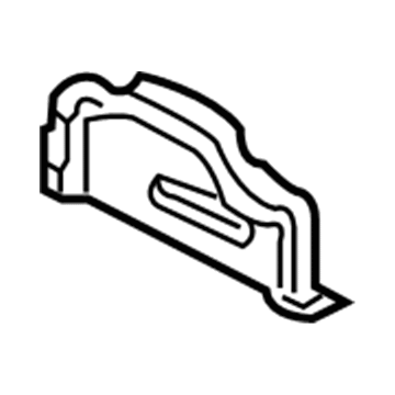 3F2Z-1711142-AA Ford Side Rail Extension, Passenger Side Illustration 1 of 1