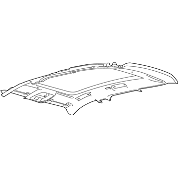 Lincoln LJ7Z-7851916-BC Headlining - Roof