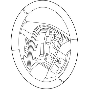 Lincoln FL7Z-3600-AC Wheel Assembly - Steering