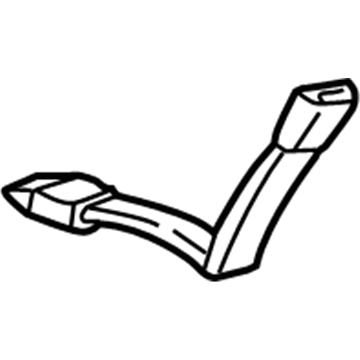 Ford F7UZ-1660044-BAZ Belt And Buckle Assembly