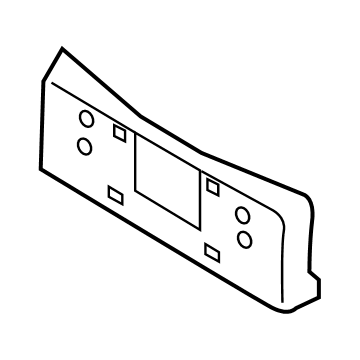 Lincoln KJ7Z-17A385-A Bracket - License Plate