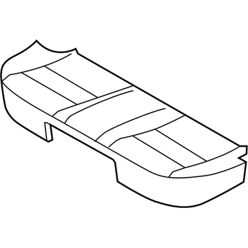 Ford AE5Z-54600A88-A Pad - Rear Seat Cushion