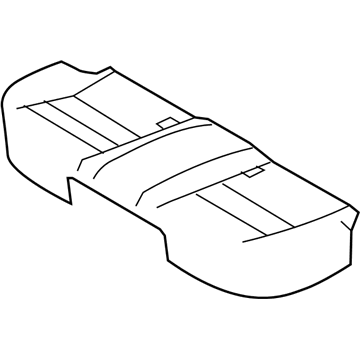 Ford AE5Z-5463804-DA Cover Assembly - Rear Seat Cushion