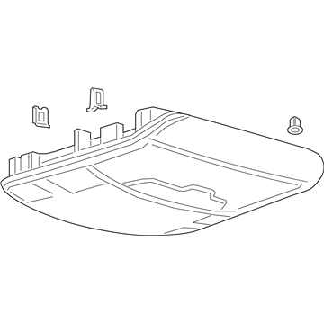 Lincoln JL7Z-78519A70-EJ Console Assembly - Overhead