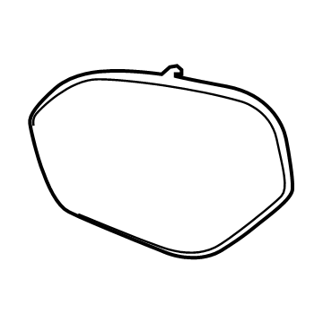 Lincoln LJ7Z-17K707-A Glass Assembly - Rear View Outer Mirror
