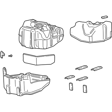Ford 1C7Z-9002-BA Tank Assembly - Fuel