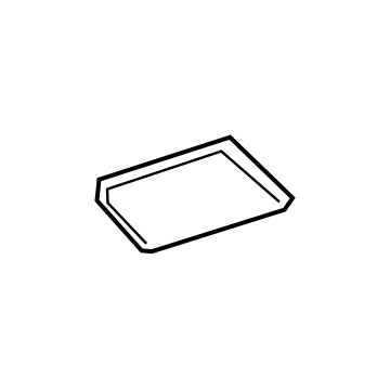 Ford LB5Z-78046B46-AA Mat - Rubber Instrument Panel Shield