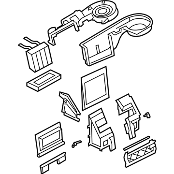 Mercury 4L2Z-19850-DA Evaporator Assembly