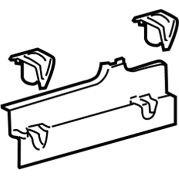Ford CK4Z-61311A58-BC Trim - D Pillar