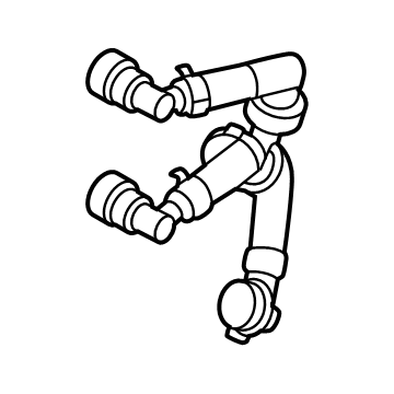 Ford RL3Z-18N344-F Heater Hose