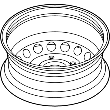 Ford CK4Z-1007-B Wheel Assembly