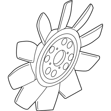 Ford 2C5Z-8600-AA Fan Assembly