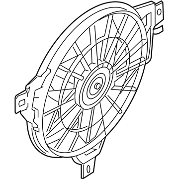 Lincoln 3C5Z-8C607-AA Fan And Motor Assembly