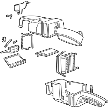 Mercury 1F1Z-19850-B Evaporator Assembly