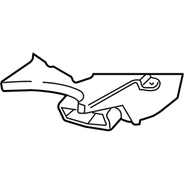 Mercury F8DZ-18C433-AA Duct - Heater Outlet