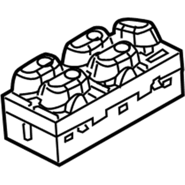 Mercury 8E5Z-14529-AA Switch - Window Control - Double