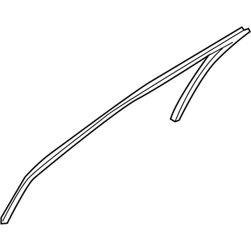 Mercury 1W7Z-5420890-AAB Molding - Door Outside