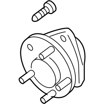 Ford G2MZ-1104-E Hub Assembly - Wheel