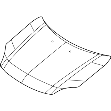 Lincoln 9H6Z-16612-A Hood Assembly