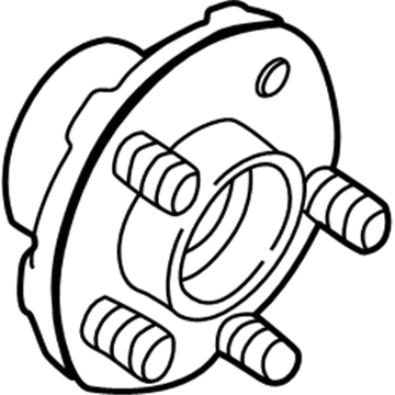 Ford 3F1Z-1104-CA Hub Assembly - Wheel