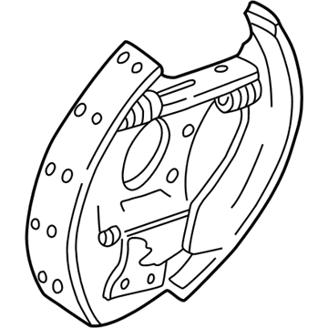 Ford 2U2Z-2V200-FARM Remanufactured Kit - Brake Shoe And Lining