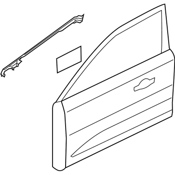 Lincoln EJ7Z-7820124-A Door Assembly - Front