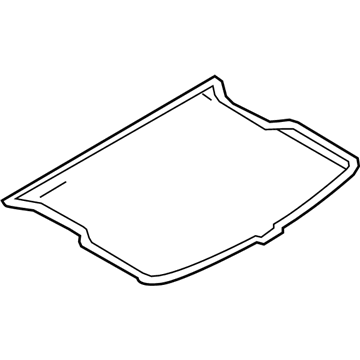 AL8Z-7813046-AA Ford Floor Cover, Charcoal Black, Rear Illustration 1 of 1