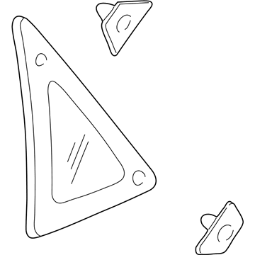 Ford 5S4Z-6329710-AA Glass - Quarter Window