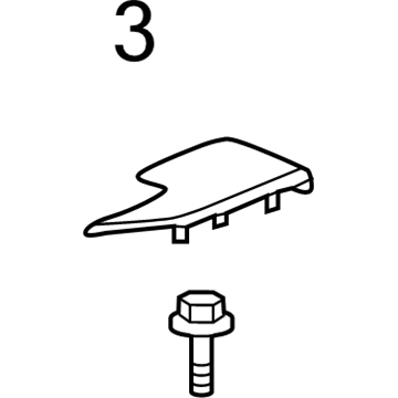 Ford LB5Z-7842947-AB Cover - Hinge