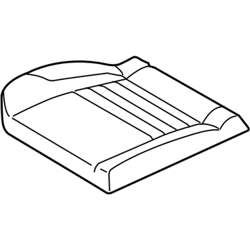 Ford CJ5Z-7863804-BA Cover Assembly - Rear Seat Cushion