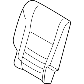 Ford DM5Z-7866600-AC Cover Assembly - Rear Seat Back
