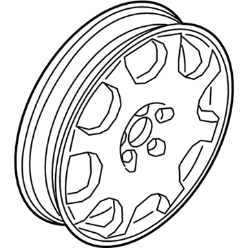 Lincoln LB5Z-1007-H Wheel Assembly
