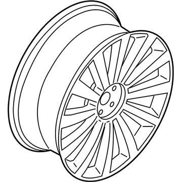 Lincoln LC5Z-1007-E Wheel Assembly