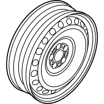 Ford Explorer Spare Wheel - LB5Z-1015-A