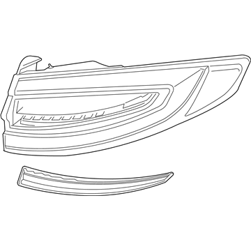 Ford HS7Z-13404-J Lamp Assembly - Rear, Stop And Flasher