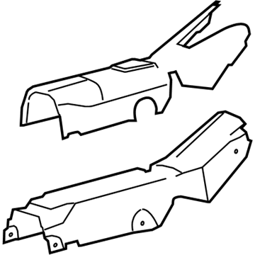 Ford 7S4Z-5411165-A Insulator - Tunnel