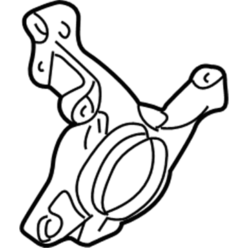 Ford 5L8Z-3K186-BA Knuckle - Front Wheel