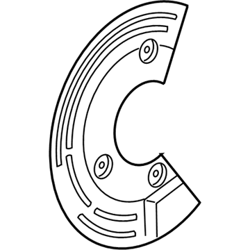 Ford 5F9Z-2C028-AA Shield - Brake Disc